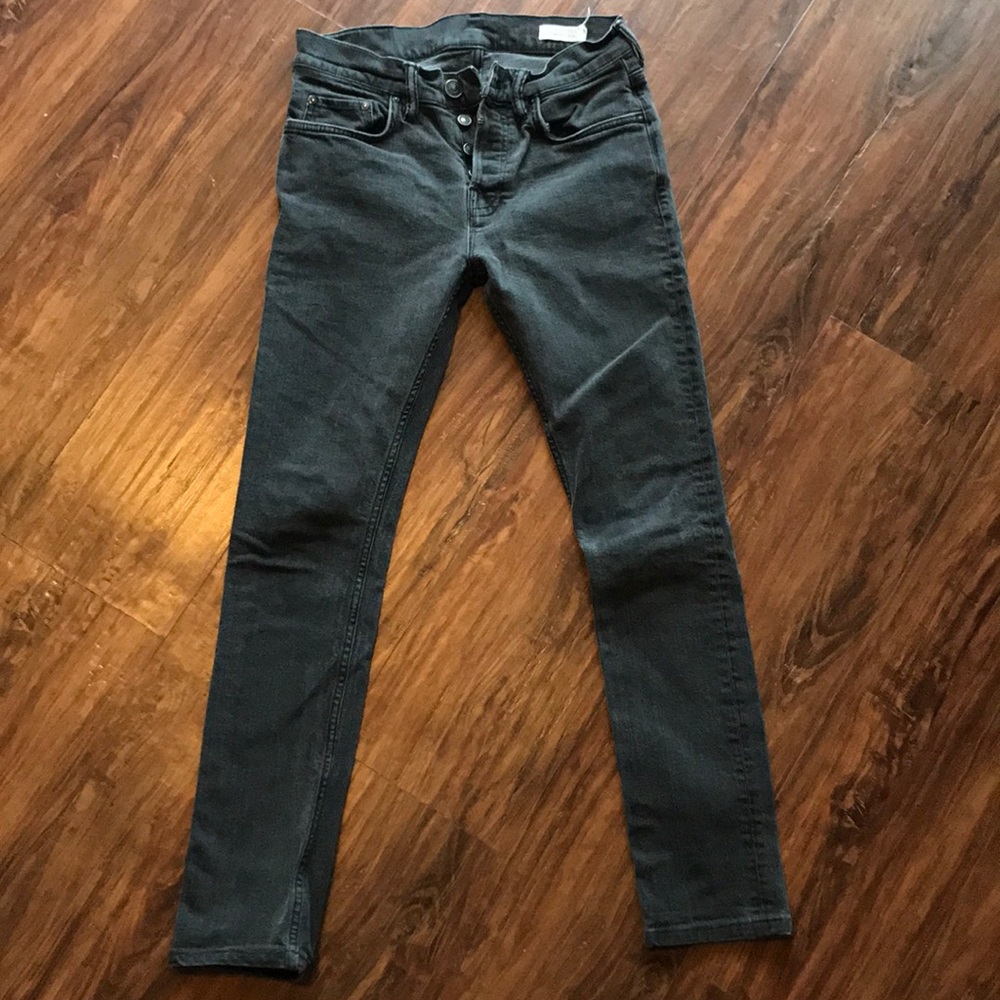 AllSaints Crow Cigarette Denim
